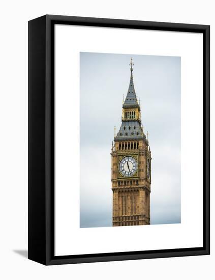 Big Ben Clock Tower - London - UK - England - United Kingdom - Europe-Philippe Hugonnard-Framed Stretched Canvas