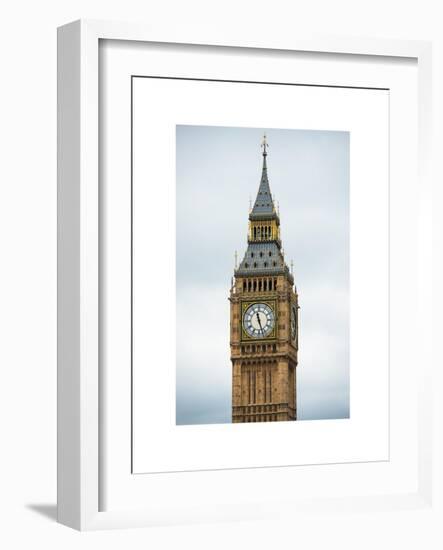 Big Ben Clock Tower - London - UK - England - United Kingdom - Europe-Philippe Hugonnard-Framed Art Print