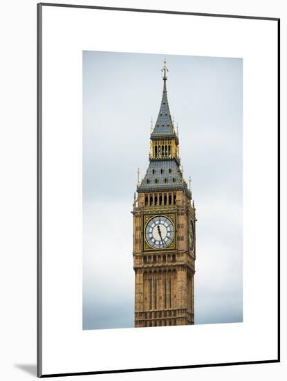 Big Ben Clock Tower - London - UK - England - United Kingdom - Europe-Philippe Hugonnard-Mounted Art Print