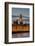 Big Ben Clock Tower Stands Above the Houses of Parliament at Dusk-Charles Bowman-Framed Photographic Print