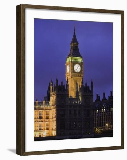 Big Ben Clock Tower-Laurie Chamberlain-Framed Photographic Print