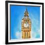 Big Ben Clock Tower-Tosh-Framed Premium Giclee Print