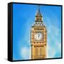 Big Ben Clock Tower-Tosh-Framed Stretched Canvas