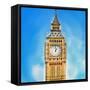Big Ben Clock Tower-Tosh-Framed Stretched Canvas