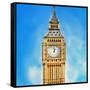 Big Ben Clock Tower-Tosh-Framed Stretched Canvas