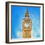 Big Ben Clock Tower-Tosh-Framed Art Print