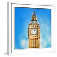 Big Ben Clock Tower-Tosh-Framed Art Print