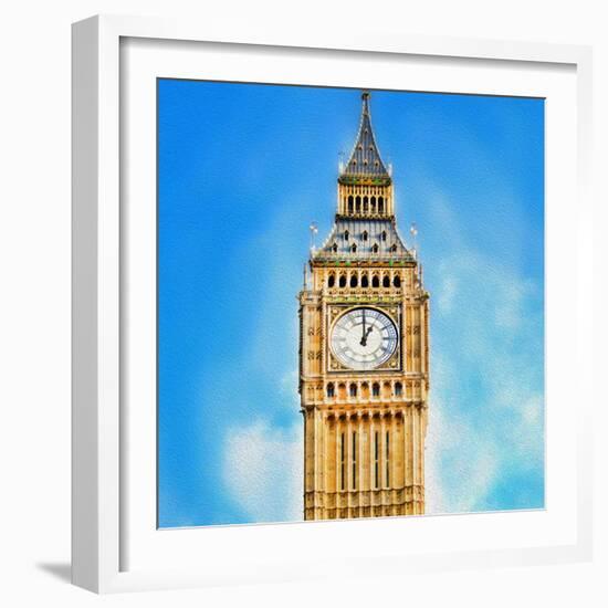 Big Ben Clock Tower-Tosh-Framed Art Print