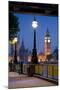 Big Ben Dusk-Charles Bowman-Mounted Photographic Print