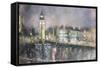 Big Ben, from the South Bank, 1995-Sophia Elliot-Framed Stretched Canvas