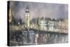 Big Ben, from the South Bank, 1995-Sophia Elliot-Stretched Canvas