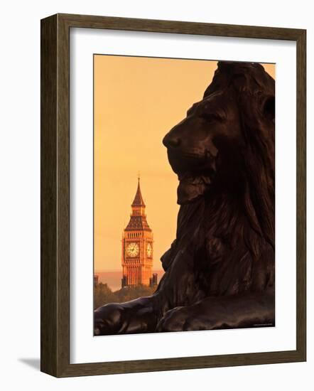 Big Ben from Trafalgar Sq. London, England-Doug Pearson-Framed Photographic Print