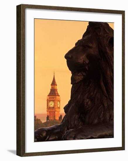 Big Ben from Trafalgar Sq. London, England-Doug Pearson-Framed Photographic Print