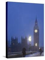 Big Ben, House of Parliament, London, England, UK-Neil Farrin-Stretched Canvas