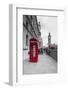 Big Ben, Houses of Parliament and a Red Phone Box, London, England-Jon Arnold-Framed Photographic Print