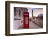 Big Ben, Houses of Parliament and a Red Phone Box, London, England-Jon Arnold-Framed Photographic Print