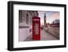 Big Ben, Houses of Parliament and a Red Phone Box, London, England-Jon Arnold-Framed Photographic Print