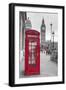 Big Ben, Houses of Parliament and a Red Phone Box, London, England-Jon Arnold-Framed Photographic Print