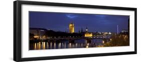 Big Ben, Houses of Parliament and River Thames, London, England-Jon Arnold-Framed Photographic Print