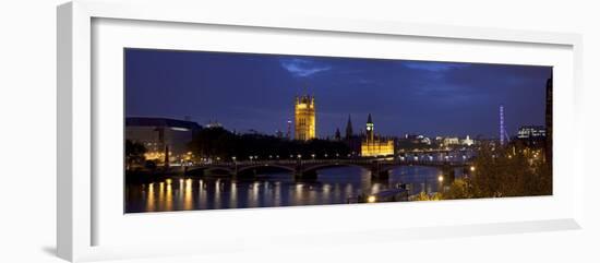 Big Ben, Houses of Parliament and River Thames, London, England-Jon Arnold-Framed Photographic Print