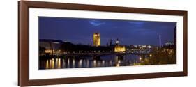 Big Ben, Houses of Parliament and River Thames, London, England-Jon Arnold-Framed Photographic Print