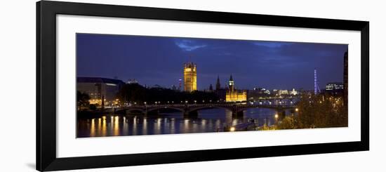 Big Ben, Houses of Parliament and River Thames, London, England-Jon Arnold-Framed Photographic Print