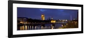 Big Ben, Houses of Parliament and River Thames, London, England-Jon Arnold-Framed Photographic Print