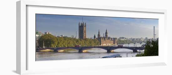 Big Ben, Houses of Parliament and River Thames, London, England-Jon Arnold-Framed Photographic Print