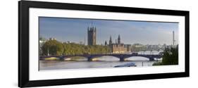 Big Ben, Houses of Parliament and River Thames, London, England-Jon Arnold-Framed Photographic Print