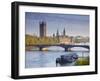 Big Ben, Houses of Parliament and River Thames, London, England-Jon Arnold-Framed Photographic Print