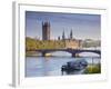 Big Ben, Houses of Parliament and River Thames, London, England-Jon Arnold-Framed Photographic Print