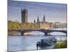 Big Ben, Houses of Parliament and River Thames, London, England-Jon Arnold-Mounted Photographic Print