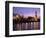 Big Ben, Houses of Parliament and the River Thames at Dusk, London, England-Howie Garber-Framed Photographic Print