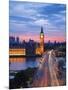 Big Ben, Houses of Parliament and Westminster Bridge, London, England, Uk-Jon Arnold-Mounted Photographic Print