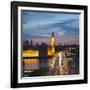 Big Ben, Houses of Parliament and Westminster Bridge, London, England, Uk-Jon Arnold-Framed Photographic Print