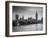 Big Ben, Houses of Parliament and Westminster Bridge, London, England, Uk-Jon Arnold-Framed Photographic Print