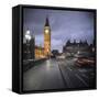 Big Ben, Houses of Parliament and Westminster Bridge, London, England-Jon Arnold-Framed Stretched Canvas