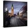 Big Ben, Houses of Parliament and Westminster Bridge, London, England-Jon Arnold-Stretched Canvas