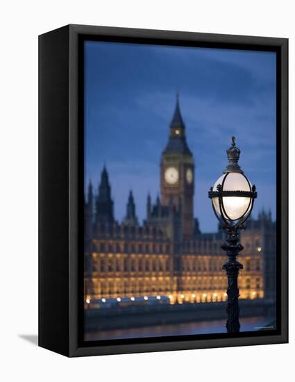 Big Ben, Houses of Parliament, London, England-Doug Pearson-Framed Stretched Canvas
