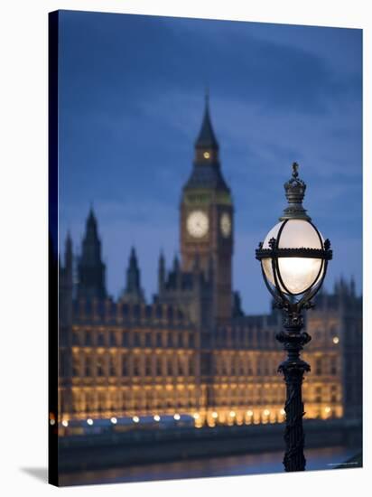 Big Ben, Houses of Parliament, London, England-Doug Pearson-Stretched Canvas