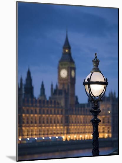 Big Ben, Houses of Parliament, London, England-Doug Pearson-Mounted Photographic Print