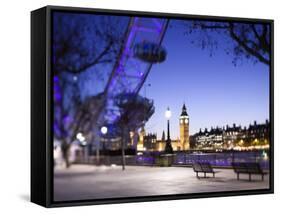 Big Ben, Houses of Parliament, London, England-Jon Arnold-Framed Stretched Canvas