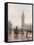 Big Ben in Half Light-Rose Barton-Framed Stretched Canvas