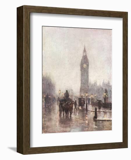 Big Ben in Half Light-Rose Barton-Framed Photographic Print