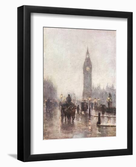 Big Ben in Half Light-Rose Barton-Framed Photographic Print