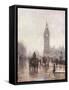 Big Ben in Half Light-Rose Barton-Framed Stretched Canvas