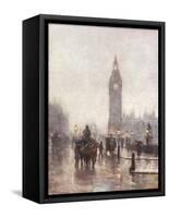 Big Ben in Half Light-Rose Barton-Framed Stretched Canvas