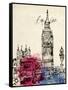 Big Ben in Pen-Morgan Yamada-Framed Stretched Canvas