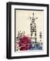 Big Ben in Pen-Morgan Yamada-Framed Art Print