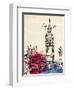 Big Ben in Pen-Morgan Yamada-Framed Art Print